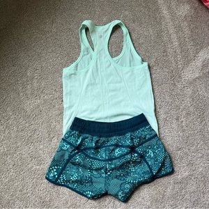 Lululemon Tracker Short / Swiftly Tank Set